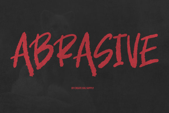 Abrasive: A Functional Analysis of the Brushed Display Typeface
