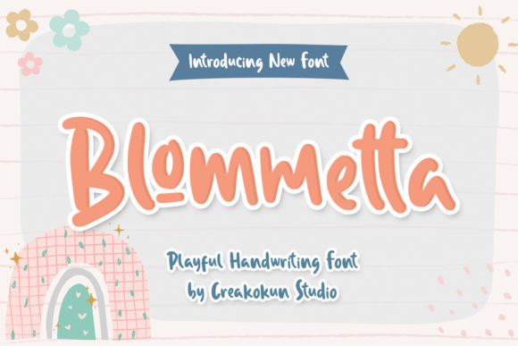 Blommetta: The Whimsical Font for Charming Design