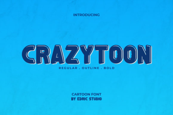Crazytoon: The Fun Font for Modern Branding