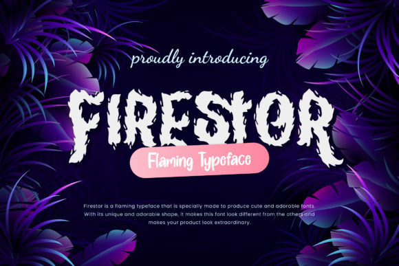 Firestor: Bold Typography for Modern Design