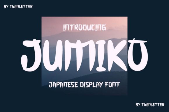 Jumiko: Elevate Your Designs with Futuristic Japanese Typography