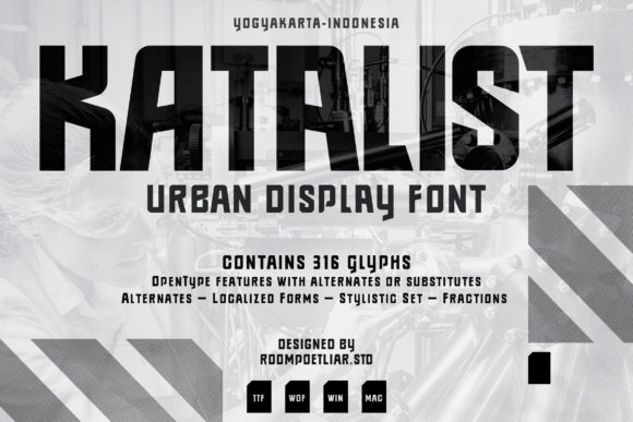 Katalist: A Bold Display Font for High-Impact Design
