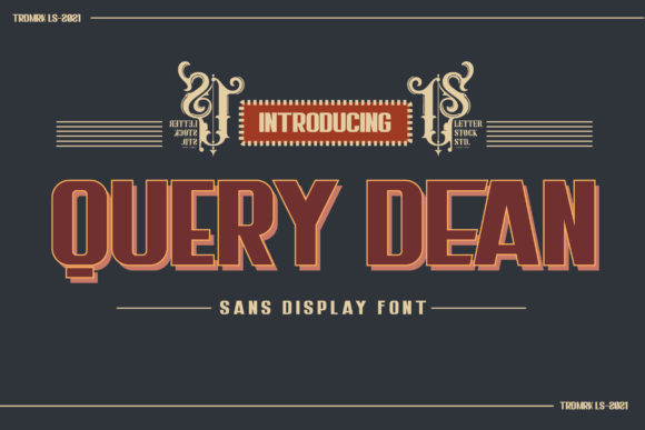 Query Dean: Bold Typography for Creative Projects