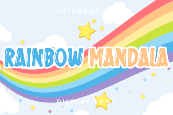 Rainbow Mandala: A Versatile Display Font for Creative Projects