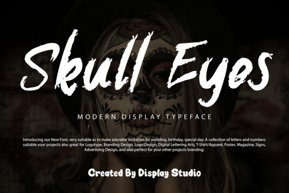 Skull Eyes: A Modern Display Font for Bold Branding
