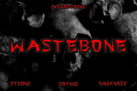 Wastebone: Why This Dark Display Font Is Your Secret Weapon for Edgy Design